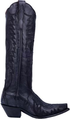 Amazon.com | Dan Post Womens Hallie Tooled-Inlay Embroidery Snip Toe Casual Boots Knee High Low Heel 1-2" - Black - Size 8.5 M | Mid-Calf Kids Luggage, Luxury Store, Mid Calf, Casual Boots, Pharmacy Gifts, Low Heels, Knee High Boots, Knee High, High & Low