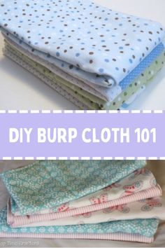 DIY Burp Cloth 101 Burping Cloths, Perlengkapan Bayi Diy, Contoured Burp Cloth