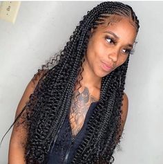 Lot Hairstyles, Color Hairstyles, Hot Hair Colors, Fulani Braids, Girls Braids, Penteado Cabelo Curto, Cornrow Hairstyles