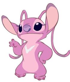 the pink rat cartoon character with big eyes, hd png downloads and transparent background