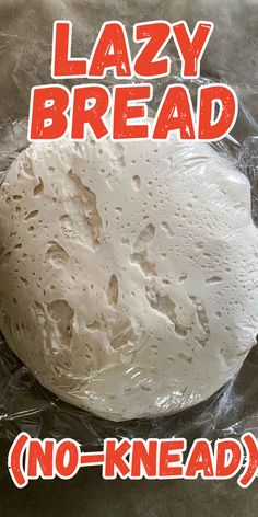 A recipe for lazy no-knead bread that takes only 4 ingredients and some patience. No need to "proof" yeast, and takes only a fraction of the amount of yeast that a normal bread loaf requires. Delicious crusty and fluffy bread you'll want to make every day! No Need Bread Easy Recipes, Easy No Need Bread, No Kneeding Bread Easy, Quick No Knead Bread, Refrigerator Bread Dough, No Need Bread, Easy Bread Recipes For Beginners, Easy No Yeast Bread, Easy Yeast Bread