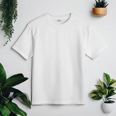 Basic Short Sleeve Shirt With Sublimation Print, Basic Crew Neck Shirt With Sublimation Print, White T Shirt Mockup, T Shirt Mockup, Tshirt Mockup, Shirt Mockup, White T Shirt, White T, Png Image