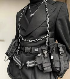 Manslut Fashion, Male Villain Aesthetic Outfit, Dark Street Fashion, Militaristic Fashion, Warcore Outfits Men, Cyberpunk Outfit Men, Warcore Outfits, Cyberpunk Outfit Male, Techware Fashion