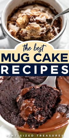 the best mug cake recipes pintered tots, desserts and muffins