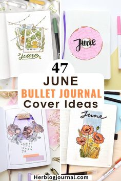 June bullet journal monthly cover ideas Simple Bullet Journal