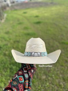 Add a unique touch to your hat with our Dice Hat Band. Handmade with skilled craftsmanship, this western-inspired accessory will elevate your style. Made with quality materials, our hat band is the perfect addition to any hat, giving it a personalized and stylish look. Beaded Portion is 20 inches Whole Hat Band is 43 i Cheap Fitted Hat Bands For Country Events, Barrel Racing Outfits, Beaded Hats, Cowboy Hat Bands, Beaded Hat Bands, Casual Country Outfits, Country Hats, Country Things, Western Shoes