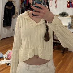 super cute fold over sweater, similar to aerie in look and feel, perfect for winter 

brand is NOT aerie

#sweater #aerie #winter Fold Over Sweater, Aerie Sweater, Fold Over, Women's Sweater, Sweater Top, Sweaters For Women, Super Cute, Womens Tops, Women Accessories