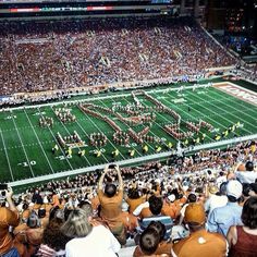 a football stadium filled with lots of people