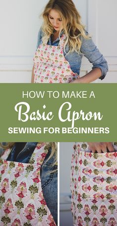 how to make a basic apron sewing for beginners