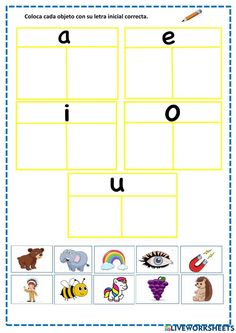 the letter u worksheet with pictures and words to be used in this language