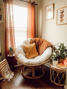 a living room filled with furniture and decor