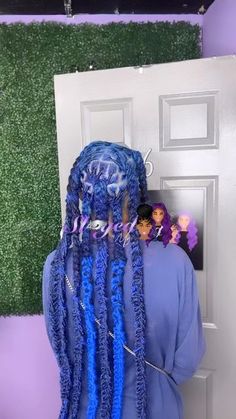 Extended Braids On Locs, Extended Locs Over Locs, Loc Retwist Styles For Women Long, Knotless Box Braids Over Locs, Knotless Over Locs, Extended Knotless Braids, Extended Loc Styles, Braids Over Dreads, Box Braids Over Locs