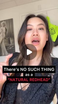 Emily Chen on Instagram: "Redheads - watch this whole video before you come after me 🫣

I quote Tony EVERY TIME I talk about formulating for redheads. It’s one of those core memories that made me go “OH DAMN”. I’m not saying don’t ever reach for a copper or red tube, but what I’m saying is that if your client wants a more “natural-looking” red, or even if they’re just anxious about being “too bright”, go GOLD HEAVY in your formula. 

Was this an ah-ha for anyone else here? Lmk! 

#emchenhair #redheads" Core Memories, Natural Redhead, Redheads, Me Quotes, Copper, Red