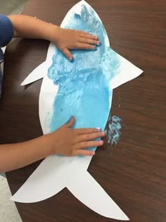 Baby Shark Activities For Toddlers, Summer Crafts For Toddlers, Shark Activities, Ocean Theme Preschool, Under The Sea Crafts, Shark Craft