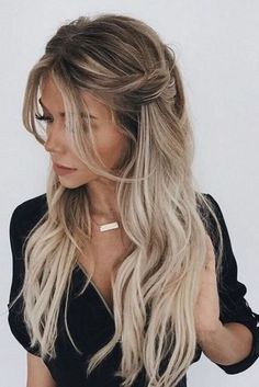 Princess Hairstyles, Wedding Hair Down, Hair Medium, Long Blonde, Wedding Hairstyles For Long Hair, Easy Hairstyles For Long Hair, Long Blonde Hair