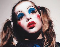 Pierrot Clown, Drag Make-up, Keramik Design, Clown Makeup, Blue Eyeshadow, Editorial Makeup, Artistry Makeup, Photography Inspo, Face Art