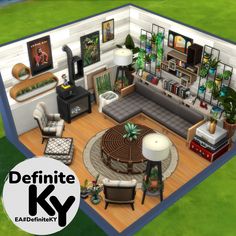 Sims4 Living Room, Sims House Plans, House Layout Plans, Sims House Design