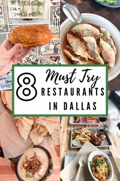 the 8 must try restaurants in dallas