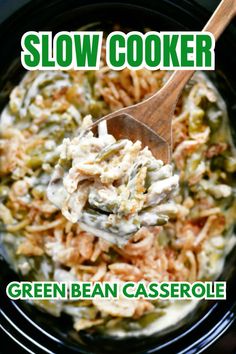 slow cooker green bean casserole recipe