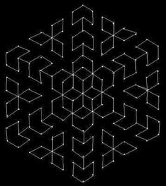 a black and white photo of an object with lines in the shape of hexagons