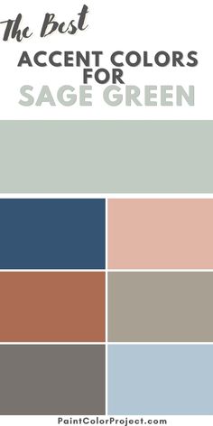 the best accent colors for sage green