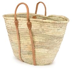 Moroccan Hand Woven Straw Market or Beach Tote - natural eco-friendly picnic or storage basket. Straw Beach Tote, Pool Essentials, Emerging Designers Fashion, Shaker Furniture, Summer Living, Domestic Goddess, Straw Tote Bag, Picnic Bag