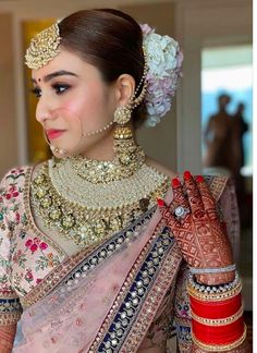 Bridal Nath, Bridal Jewellery Inspiration, Bridal Necklace Designs, Bridal Makeup Images, Best Bridal Makeup