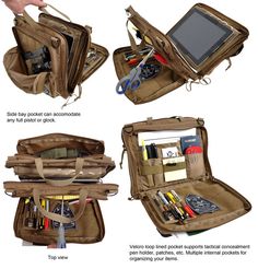 Ipad Organizer, Inside My Bag, Tactical Bag, Bug Out Bag, Edc Gear, Storage Diy, Survival Gear, Everyday Carry, Survival Skills