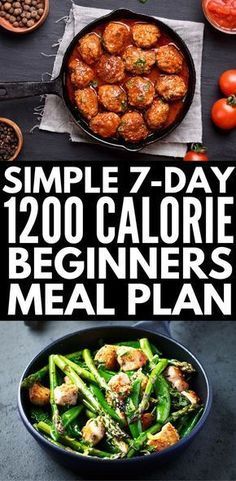 1200 Calorie Diet Plan, 1200 Calorie, Beginner Meal Planning, 7 Day Meal Plan, Low Carb Diets, Calorie Meal Plan, 1200 Calories, Diet Vegetarian, No Carb Diet