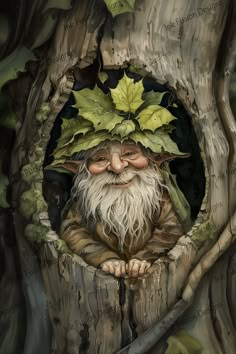 Description: Say hello to Pappy. Pappy is our delightful art print features a smiling gnome peeking out from a tree hollow, adorned with a leafy hat and surrounded by the natural beauty of the forest. Perfect for decoupage and crafting, this whimsical piece brings a touch of enchantment and rustic charm to any creative project or space. Characteristics: gnome, tree hollow, leaves, forest, whimsical, enchanting, rustic, natural, leafy hat, smiling Uses: Our decorative art papers are produced with quality ink and materials to ensure ease of application, vivid images, and a professional-looking finish that will take your projects to the next level. We carry a variety of paper types and sizes allowing for versatile application across a range of surfaces and project scales. These prints can be Gnome Inspiration, Forest Whimsical, Magical Fairy Forest, Gnomes Art, Forest Decorations, Witchy Forest, Tree Hollow, Fairy Tale Art, Gnome Tree