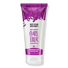 Curl Talk Fragrance & Protein Free Sculpting Gel - FRAG-FREE CURL TALK SCULPTING GEL 6.0OZFeaturesFragrance FreeProtein FreePerfect for curly girls with sensitivitiesGreat for curly girls who love to layer products to mix & match fragrance/proteinMaximizes definitionFlexible-firm hold Controls frizz Flake-freeSafe for color-treated hairFor all curl typesFormulated WithoutSiliconesGlutenFragranceAlcoholProtein - Curl Talk Fragrance & Protein Free Sculpting Gel Curls Hair Products, Good Hair Products, Curl Talk, Gel Curly Hair, Not Your Mothers, Natural Hair Care Routine, Best Hair Products, Christmas Lists, Waterproof Liquid Eyeliner