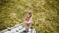 A Frame Playhouse, Lottery Winning, Modern A Frame, Land Scapes, Rubber Mulch, Aluminum Railing, A Frame House, Big Windows, Swing Set