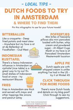 the dutch food guide is shown in this graphic, which shows what to eat and where to