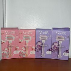 Venus Razor Bundle This Bundle Includes: 2 - Gillette Venus Comfort Glide White Tea 3-Blade Razor + 2 Razor Blade Refills 2 - Gillette Venus Comfortglide Freesia Women's Razor Handle + 2 Blade Refills Brand New, Never Opened No Trades, No Returns Venus Razor, Skincare Tool, Gillette Venus, Razor Blade, Body Hair Removal, Skincare Tools, White Tea, Tool Kit, Hair Removal