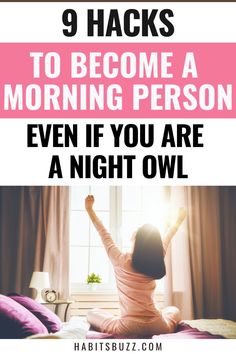 Struggling to wake up early but want to transform into a morning person? Check out our comprehensive guide on how to become a morning person even if you are a night owl. Discover practical tips and proven strategies that can help you reset your internal clock, create a motivating morning routine, and start your day with energy and positivity. Learn how to make mornings enjoyable and productive, even if you're naturally inclined to stay up late. This guide is perfect for anyone looking to embrace the morning hours and improve their overall well-being. Be A Morning Person, Night Person, Become A Morning Person, Stay Up Late, Meditation Exercises, Sleep Early, Wake Up Early, Life Habits