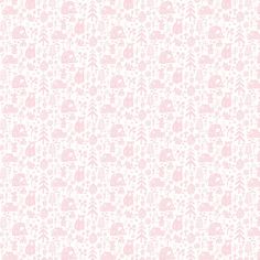 a pink and white wallpaper with trees