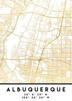 a map of the city of albuquerque, california