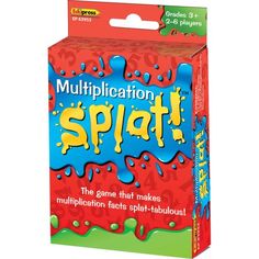 a card game box with the words'multiplication splatt '