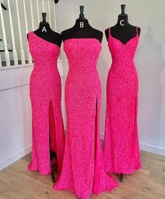 Hot Pink Prom Dress, Formal Prom Dresses Long, Formal Prom Dress, Long Formal Dress, Pink Prom, Hot Pink Dresses, Stunning Wedding Dresses, Cute Prom Dresses, Pretty Prom Dresses