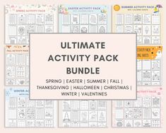 the ultimate printable activity pack for kids