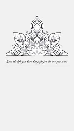 a drawing of a lotus flower with the words i love you