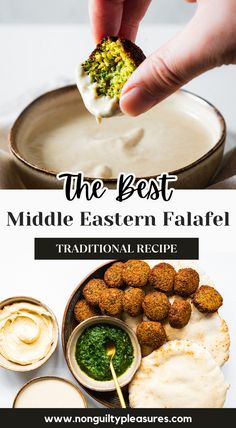 the best middle eastern falafel recipe is made with traditional falafel