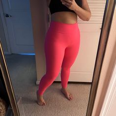 Nwt Nike Dri-Fit Training Tights / Leggings | Hot Pink / Neon Pink | Size Xl New. Color Is Closer To Photos With Me In Them; Super Bright. 16.5" Waist, 25" Inseam. $90 Retail; Open To Offers. Kw: Gym, Workout, Active, Activewear, Running, Yoga, Athletic, Stretch, Weights, Weightlifting, Bodybuilding, High Waist, High Waisted, Cropped, Dry Fit, Moisture Wicking Nike High Stretch Bottoms For Pilates, Nike Stretch Athleisure Pants, Nike Stretch Yoga Pants For Pilates, Nike Stretch Bottoms For Yoga, Nike Stretch Full Length Activewear, Nike Compressive Bottoms For Yoga, Nike Yoga Pants For Yoga, Nike Stretch Elastane Leggings, High-waist Tights For Pilates