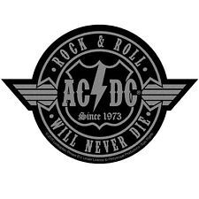 the logo for rock and roll's ac - dc, since it has been changed