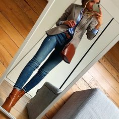 Women Magazines, Casual Chic Outfit, Casual Winter Outfits, Casual Fall Outfits