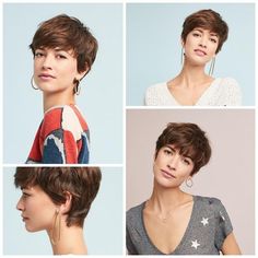 Women With Short Hair, Short Bobs, Short Pixie Haircuts, Short Pixie Cut, Trending Hairstyles, Short Hair Styles Pixie, Rock A