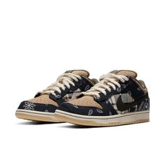 Nike x Travis Scott SB Dunk Low Premium QS 'Cactus Jack' CT5053-001 - KICKS CREW Travis Dunks, Cactus Jack Shoes, Travis Scott Sb Dunks, Travis Scott Sb, Travis Scott Dunks, Nike Sb Dunk Low Travis Scott, Travis Scott Sneakers, Travis Scott Shoes, Nike Travis Scott