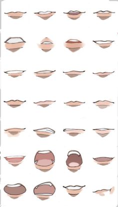 an image of different shapes and sizes of lips