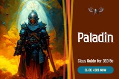 the cover for paladin, a class guide for ibb - b5