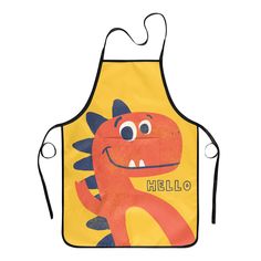 PRICES MAY VARY. 🦖[Kids Apron] - These kids apron for kids are made of hundred percent high quality polyester fiber, Printing with state of the art digital printing technology, Vivid colors, No fading, Durable , Breathable, Wrinkle-Proof, Shrink-Proof and Waterproof. Unique design with an adjustable neck strap and extra long ties, large pocket at the front for holding cooking or painting tools. 🦖[Apron Gifts for Kids] - There are two sizes kids aprons for you: 14 X 19 inch for age 3-5 and 17 X Chef Painting, Cooking Painting, Painting Easel, Branded Aprons, Painting Apron, Art Smock, Craft Apron, Kids Cooking, Just Engaged